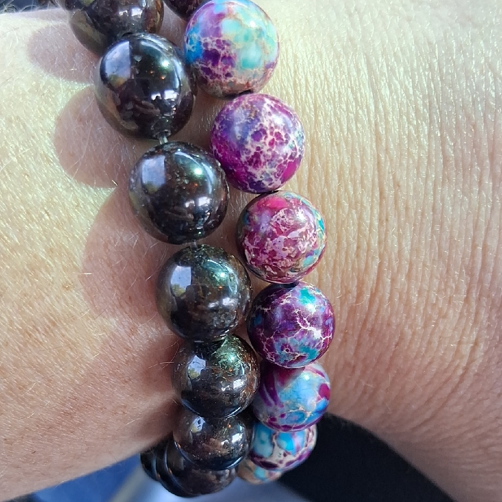 Colorful Beaded Bracelet Set